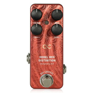 One Control REBEL RED DISTORTION 4K �V�i �f�B�X�g�[�V����[�����R���g���[��][�I�[�o�[�h���C�u,�f�B�X�g�[�V����][���x�����b�h][Effector,�G�t�F�N�^�[]