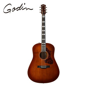 Godin Metropolis LTD Havana Burst HG EQ Vi[S_][Brown.noio[Xg,][Electric Acoustic Guitar,GAR]