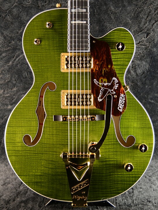 楽天市場 Gretsch G6136tjr Tmgr Kdfsr Falcon Jr Green 新品 グレッチ ファルコン グリーン 緑 フルアコ ホロウ Electric Guitar エレキギター ギタープラネット
