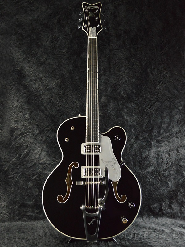 Gretsch G6136T Silver Falcon  新品[グレッチ][シルバーファルコン][Black,ブラック,黒][ビグスビー][フルアコ/ホロウ][エレキギター,Electric Guitar]  | ギタープラネット