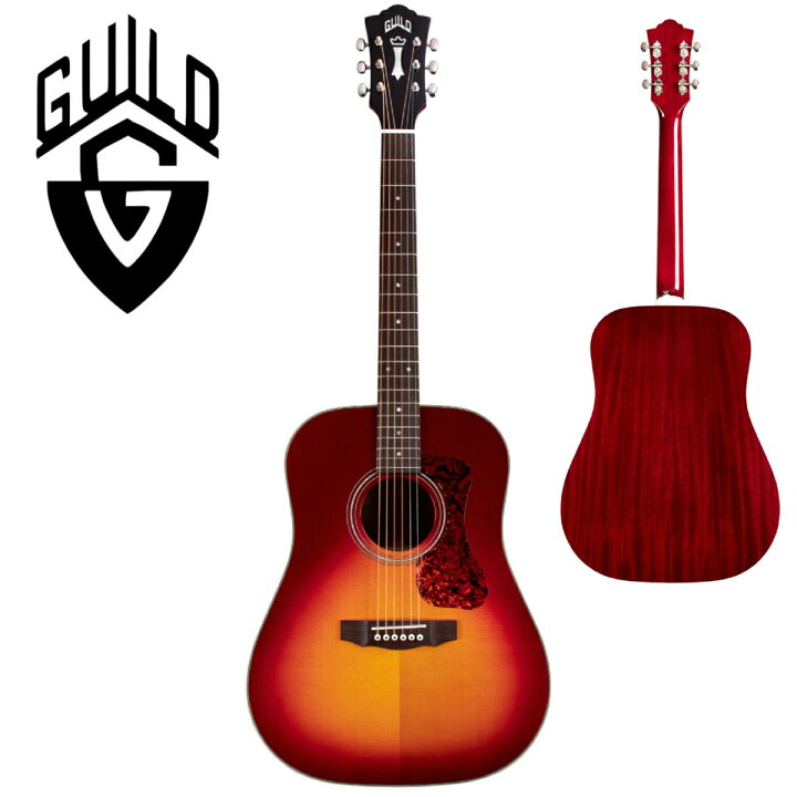楽天市場】Guild / D-140 -CHERRY BURST- / 新品[ギルド][Sunburst 
