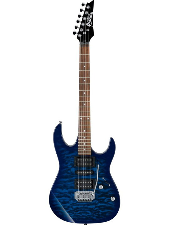 楽天市場】Ibanez GIO Series GRX70QA -TBB(Transparent Blue Burst 