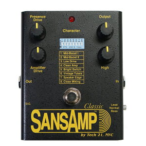 TECH21 / SA1 SansAmp Classic �V�i �v���A���v/�I�[�o�[�h���C�u[�e�b�N21][�T���Y�A���v][�N���V�b�N][Preamp,Oaverdrive][Effector,�G�t�F�N�^�[]