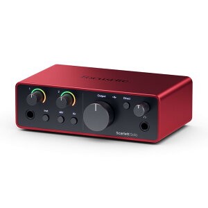 Focusrite / Scarlett SOLO 4th GEN �V�i �I�[�f�B�I�C���^�[�t�F�C�X[�t�H�[�J�X���C�g][Audio Interface][��4����][DTM,DAW]