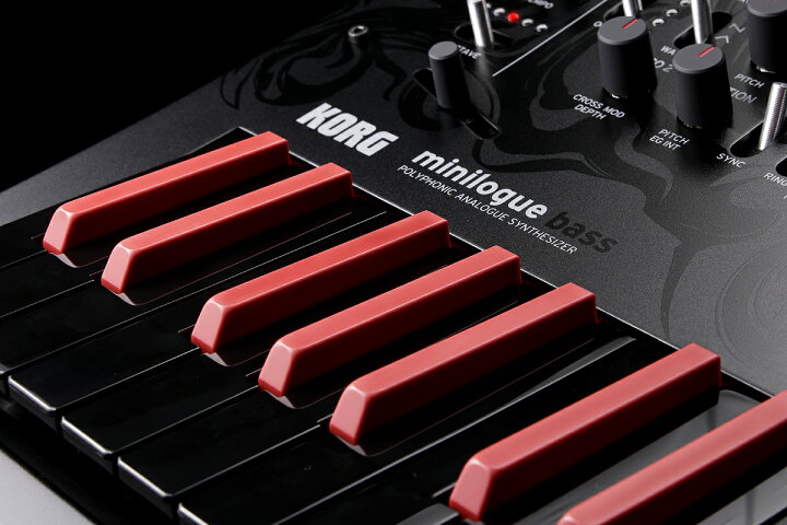 楽天市場】KORG minilogue bass -POLYPHONIC ANALOGUE SYNTHESIZER 