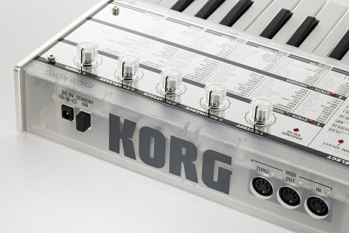 楽天市場】【20周年記念クリスタルカラー!】KORG MICROKORG-CR 新品 37 