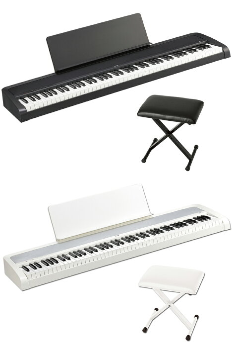 楽天市場】KORG B2 -Black or White- Digital Piano 《専用イス＆譜面 