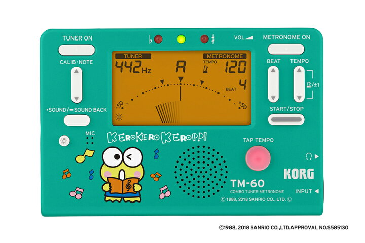 楽天市場 Korg Tm 60 Skr けろけろけろっぴ 新品 チューナー メトロノーム コルグ Tm60 Tuner Metronome ギタープラネット