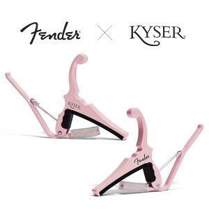 Fender × Kyser gClassic Colorh QUICK-CHANGE ELECTRIC CAPO -Shell Pink- Vi [tF_[,JCU[][VFsN][Guitar][Capotast,J|^Xg]