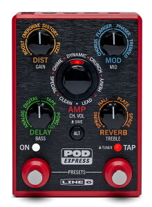 LINE6 POD EXPRESS | GUITARsAvGtFNgEvZbT[t Vi[C6][|bhGNXvX][AvGtFNgvZbT[][C^[tF[X][Amplifier,Effector,M^[p}`GtFN^
