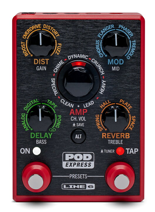 楽天市場】LINE6 POD EXPRESS | GUITAR《アンプ＆エフェクト  