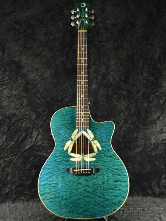 楽天市場】Luna Guitars Fauna Dragonfly 新品[ルナ][ドラゴンフライ 