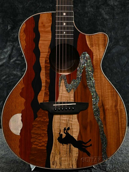 楽天市場】Luna Guitars Vista Stallion Tropical Wood A/E 新品[ルナ 