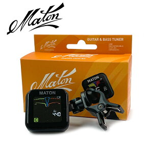 Maton MPP20 USB Rechargeble Tuner Vi Nbv`[i[[Cg][USB[d][Clip Tuner][N}`bN`[i[,Chromatic Tuner][Electric Guitar,Electric Bass,Ukulele,Violin,GLM^[,x[X,EN,oCI