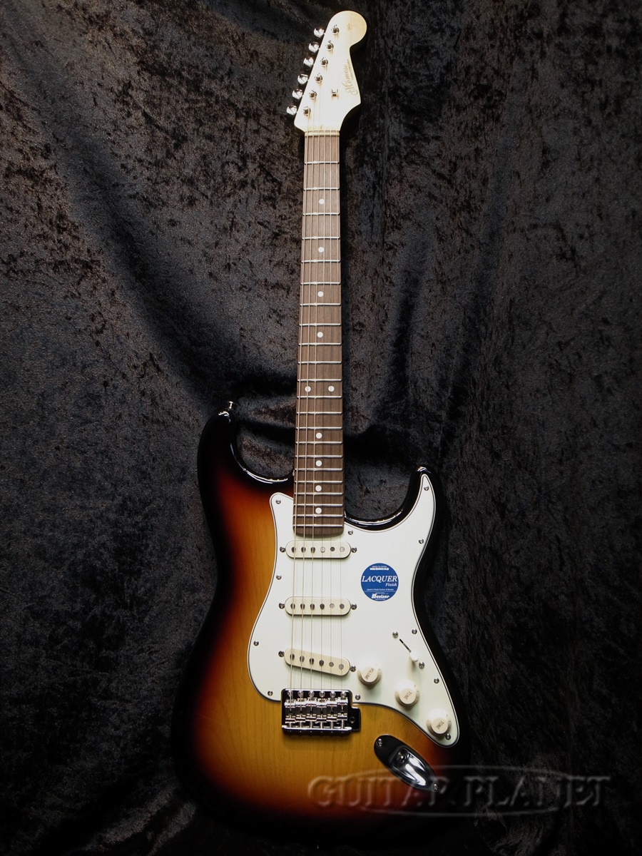 Momose 結婚祝い MST1-STD NJ 3TS 新品 サンバースト 13764 3.5kg モモセ 百瀬 Guitar Sunburst Electric 動画 ストラトキャスタータイプ 数量限定アウトレット最安価格 Stratocaster 国産 エレキギター 3-Tone
