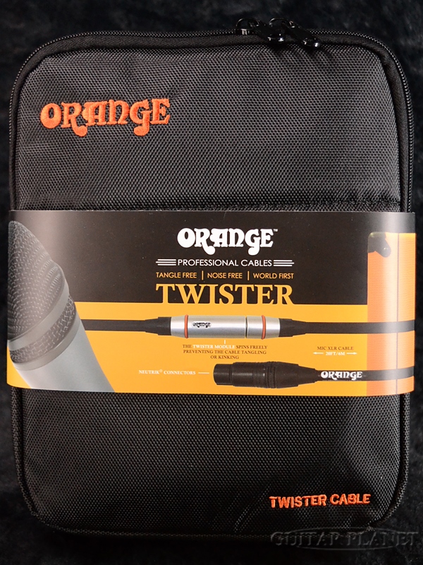 定番キャンバス Orange CA-TWIST-XX-MIC-BL-20 6m 新品 第1位獲得 マイク用ケーブル オレンジ Shield ケーブル Cable Microphone シールド
