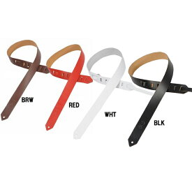 Levy's M70 新品 レザーストラップ[レヴィース][Red,Black,Brown,White,レッド,ブラック,ブラウン,ホワイト,赤,黒,茶,白][Leather,革][Strap][ギター/ベース用]