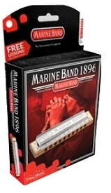 HOHNER Marine Band 1896/20 メジャー調 10ホールハーモニカ 新品 ハードケース付[ホーナー][マリンバンドクラシック][Harmonica][10穴][ブルースハープ][Major Key]