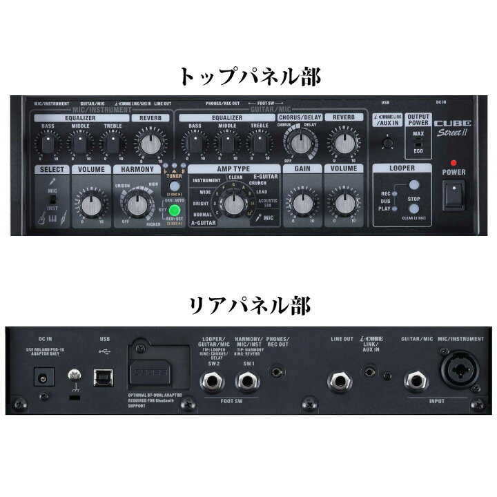 楽天市場】【10W】Roland CUBE Street II レッド 新品 Guitar 