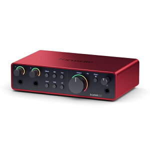 Focusrite / Scarlett 2i2 4th GEN �V�i �I�[�f�B�I�C���^�[�t�F�C�X[�t�H�[�J�X���C�g][Audio Interface][��4����][DTM,DAW]