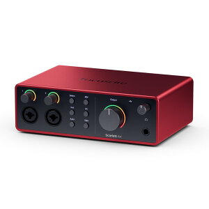 Focusrite / Scarlett 4i4 4th GEN �V�i �I�[�f�B�I�C���^�[�t�F�C�X[�t�H�[�J�X���C�g][Audio Interface][��4����][DTM,DAW]