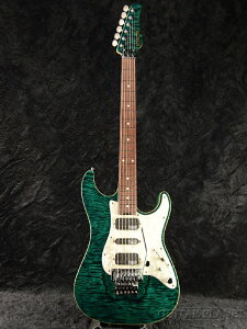 Schecter EX-V-22 CTM FRT 4A Grade -Black Turquoise- Vi[VFN^[][Stratocaster,XggLX^[^Cv][ubN^[RCY,Green,O[,][Electric Guitar,GLM^[]