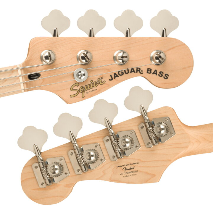 楽天市場】Squier Affinity Series Jaguar Bass H -Black / Maple 