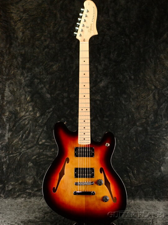 楽天市場】Squier Affinity Starcaster -3-Color Sunburst / Maple  
