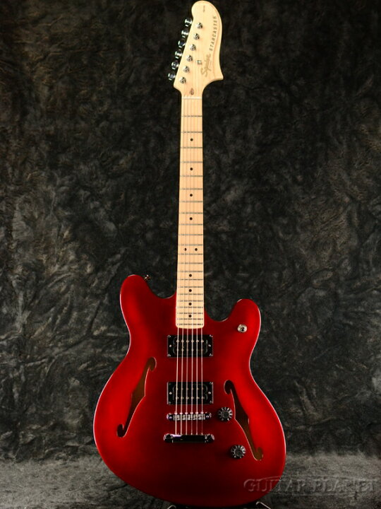 楽天市場】Squier Affinity Starcaster -Candy Apple Red / Maple 