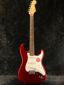 Squier Classic Vibe '60s Stratocaster -Candy Apple Red / Laurel- 新品 キャンディアップルレッド[Fender,スクワイヤー,フェンダー][ストラトキャスター][赤][Electric Guitar,エレキギター]