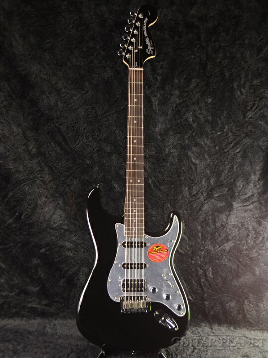 楽天市場】Squier Black and Chrome Standard Stratocaster HSS 新品  