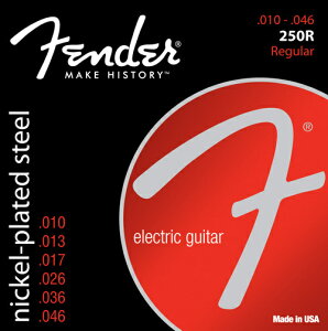 Fender 10-46 Nickel-Plated Steel 250R[tF_[][CgQ[W][GLM^[,String]