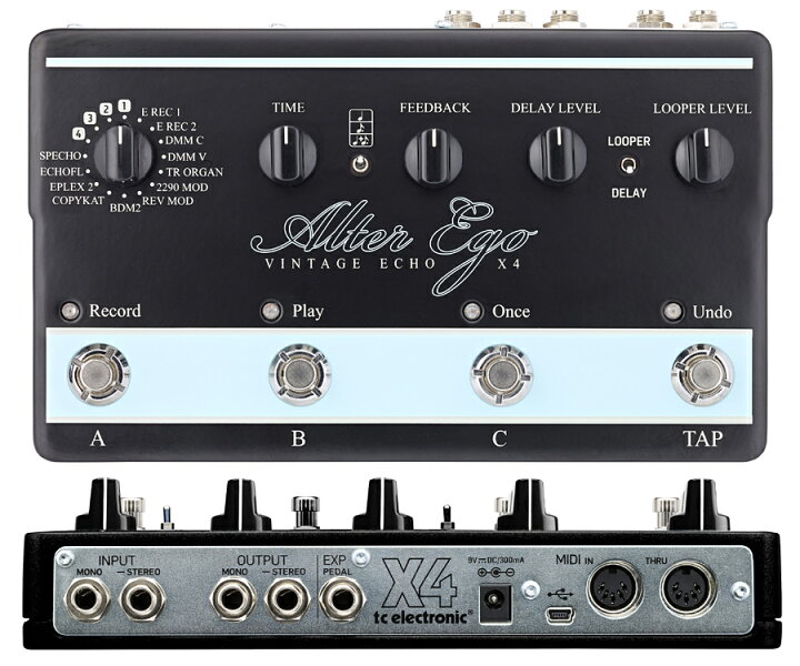 楽天市場】t.c.electronic Alter Ego X4 新品 ヴィンテージエコー 