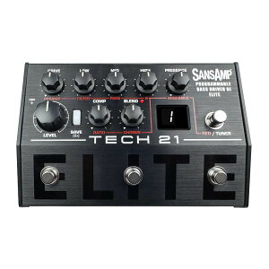 TECH21 / SansAmp Programmable Bass Driver ELITE | PBDR-EL�s�x�[�X�p�v���A���v�^DI�t[�e�b�N21,�T���Y�A���v][Preamp,�v���A���v][DI,�f�B�[�A�C][Effector,�G�t�F�N�^�[]