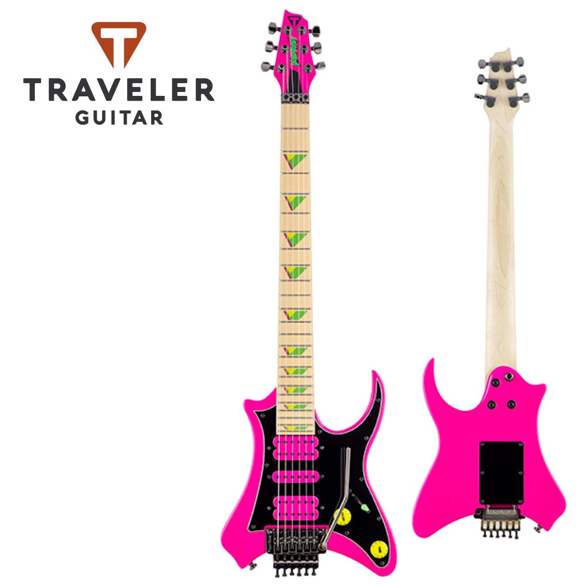 楽天市場】Traveler Guitar Vaibrant Deluxe V88X Hot Pink 新品 