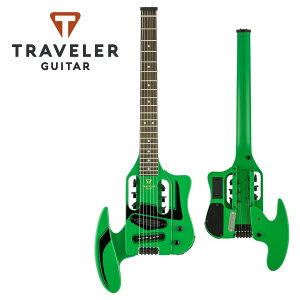 Traveler Guitar Speedster Deluxe -Daytona Green- Vi[gx[M^[][O[,][Mini Guitar,gxM^[,~jM^[][Guitar,GLM^[]