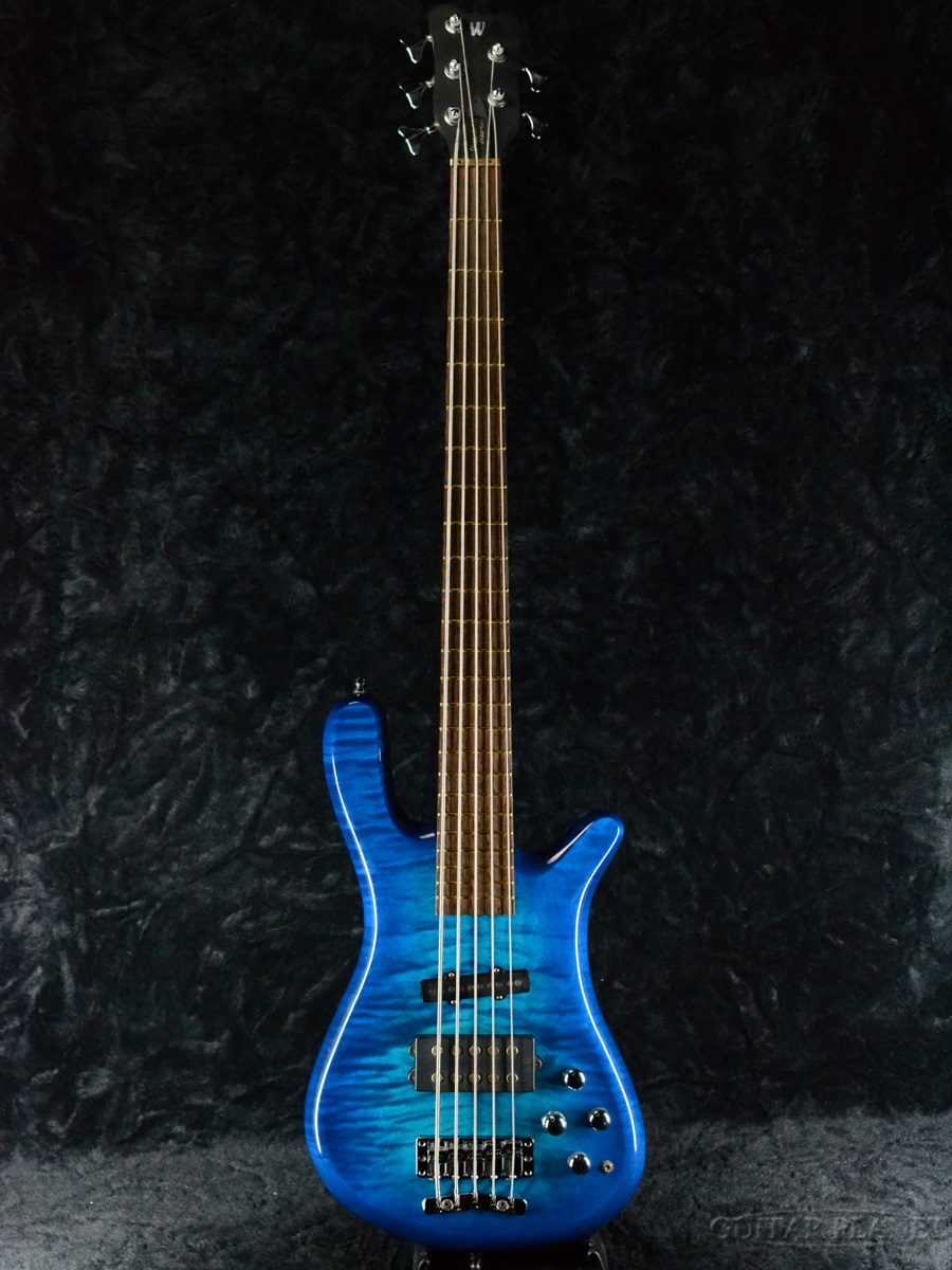 【中古】Warwick Streamer LX Jazman 5st -Lagoon Blue Burst- 2013年製【4.58kg】[ワーウィック][ジャズマン][ブルー,青][Electric Bass,エレキベース]【used_ベース】