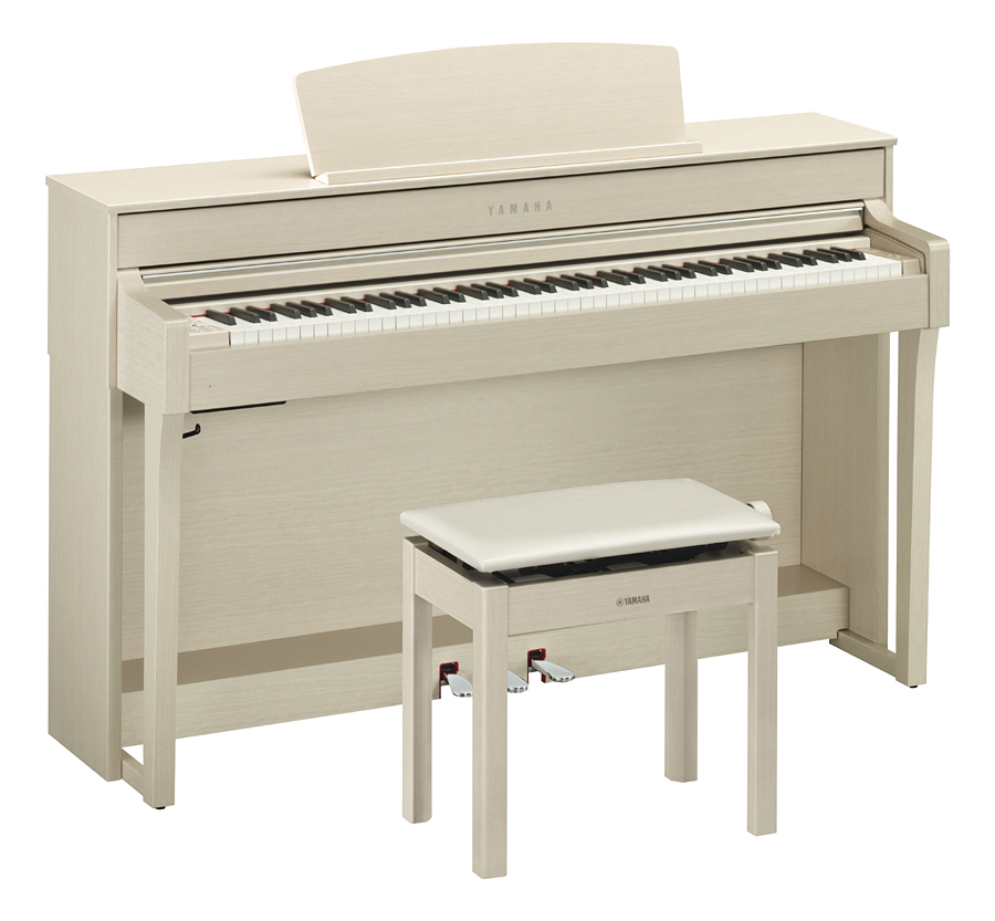 【ヘッドホン、専用高低自在椅子付】YAMAHA CLP-645WA 新品 ホワイトアッシュ調 88鍵盤  電子ピアノ[ヤマハ][CLP645][白][88Keys][デジタルピアノ,Piano] | ギタープラネット