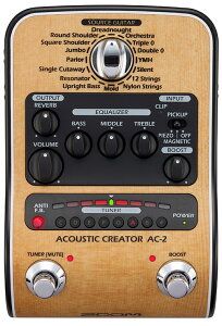 ZOOM AC-2 Acoustic Creator �V�i �A�R�M�p�v���A���v[�Y�[��][Pre Amplifier][Effector,�G�t�F�N�^�[][Acoustic Guitar][AC2]