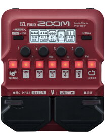 ZOOM B1 FOUR 新品 ベース用マルチエフェクター[ズーム][Electric Bass,エレキベース][Multi Effector]