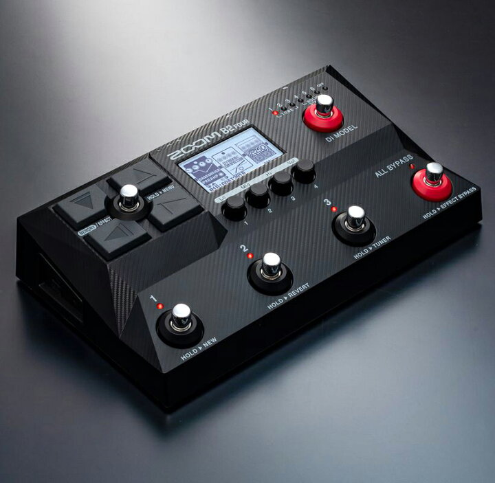 楽天市場】ZOOM B2 FOUR 新品 ベース用マルチエフェクター[ズーム 