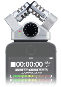 ZOOM iQ6 Vi iPhone/iPad/iPod touchpXeI}CN[Y[][iOS][Stereo Microphone]