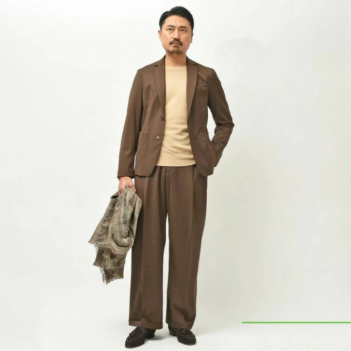 楽天市場】【40%OFF】BARENA（バレナ)ウールストレッチソリッド2B 