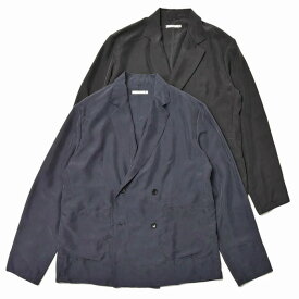 【SALE52%OFF】moncao（モンサオ）ウォッシャブルシルク4Bダブルシャツジャケット 20-003 17001400136