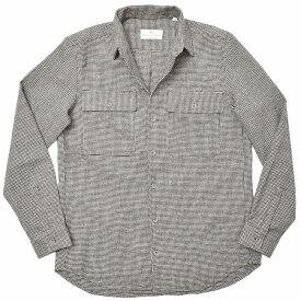【SALE52%OFF】Massimo d'Augusto（マッシモ ダウグスト）TEO ウール フランネル ハウンドトゥース CPOシャツジャケット 31002000134