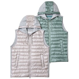 【SALE52%OFF】HERNO（ヘルノ）ウォーターレペレントナイロンライトダウンハイブリッドフーディーベスト PI000832U-12020+13461S 14021002132