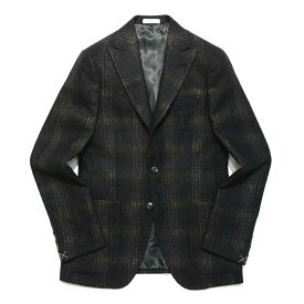 【SALE52%OFF】BOGLIOLI（ボリオリ）SFORZAスフォルツァ レイズドウールナイロンレーヨンオンブレチェック2Bジャケット BFC012/Y6302A 17062002052