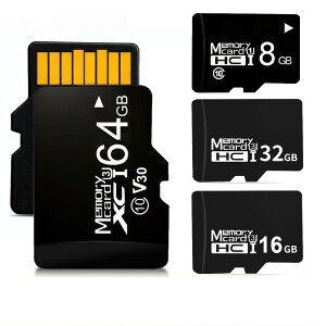 �}�C�N�� SD �J�[�h 8GB/16GB/32GB/64GB �I�ׂ�e�� microSD UHS-I U3 V30 Class10 4K ����Ή� �����]�� �h���C�u���R�[�_�[ �X�}�z �^�u���b�g �h�o�ϐ� �������[�J�[�h SD �A�_�v�^�[�t��
