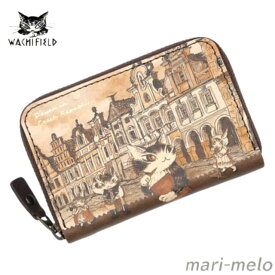 【 土日祝も発送！】 ダヤン わちふぃーるど ダヤングッズ 猫 猫グッズ ダヤングッズ 小銭 入れ チェコラージュ カード 小銭 財布 猫 猫グッズ 猫柄 ネコ 猫のダヤン 公式 キャラクター 本革 dayan ギフト 25K