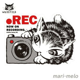 【 土日祝も発送！】 ダヤン わちふぃーるど ダヤングッズ ドラレコ ドライブ レコーダー ステッカー REC＃4 猫のダヤン 公式 キャラクター 人気 プレゼント wachifield ワチフィールド 定番 ギフト ラッピング 父の日 マリメロ 25C